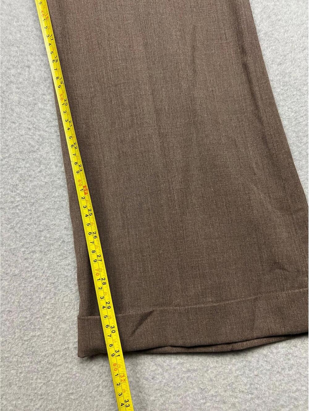 Lauren Ralph Lauren Wool Slacks Pants Womens 14 Office Casual Work Simple Brown - Picture 6 of 11